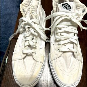 White High Top Vans